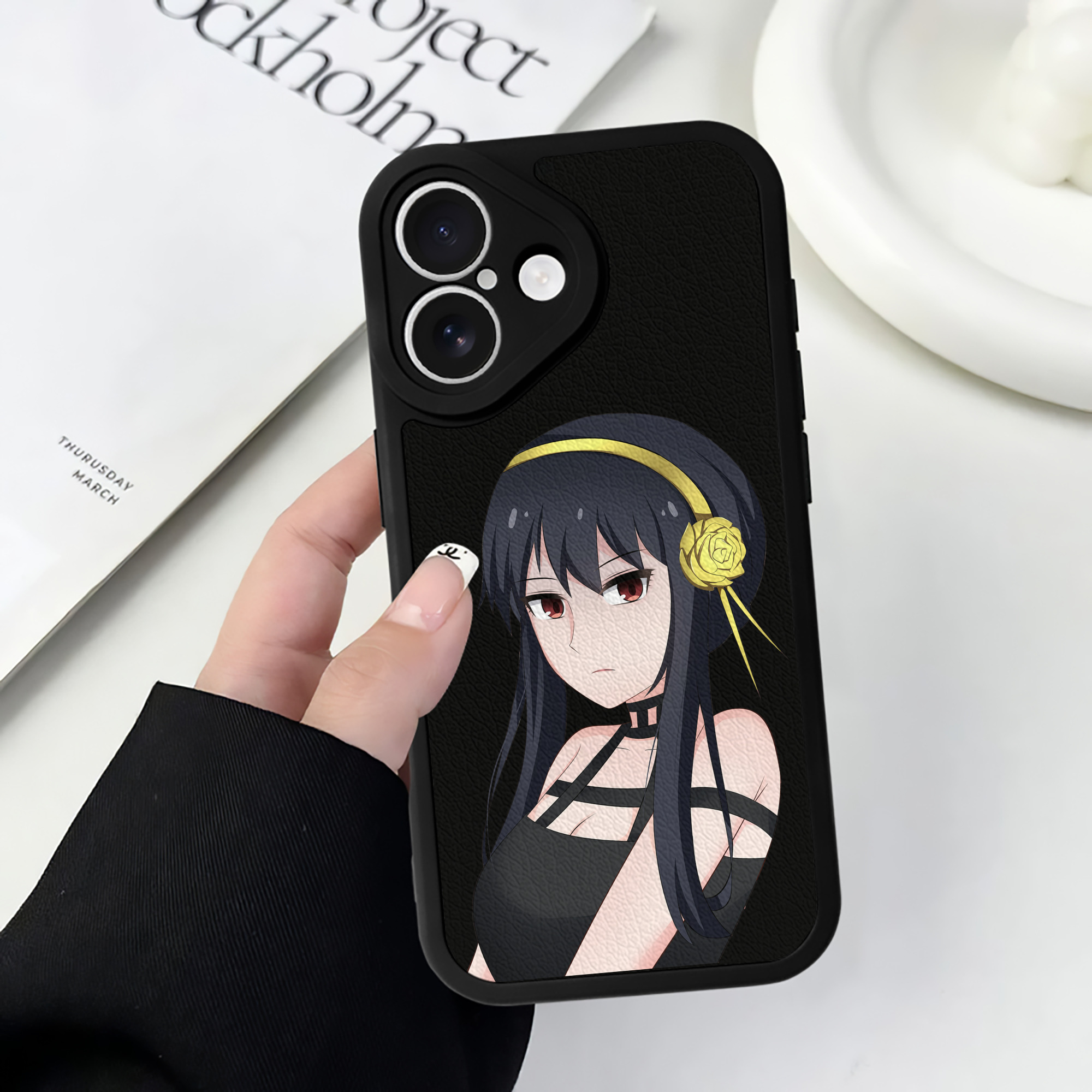 （画像用） SPY×FAMILY间谍家家酒 【iPhone 16シリーズ対応】シリコンスマホケース（レザー調） 材質：シリコン